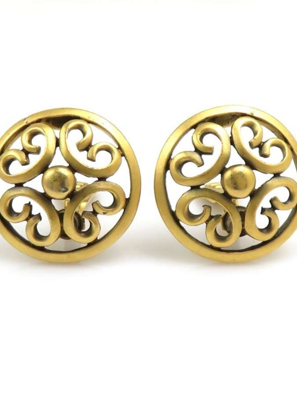 YVES SAINT LAURENT Earrings Gold Metal